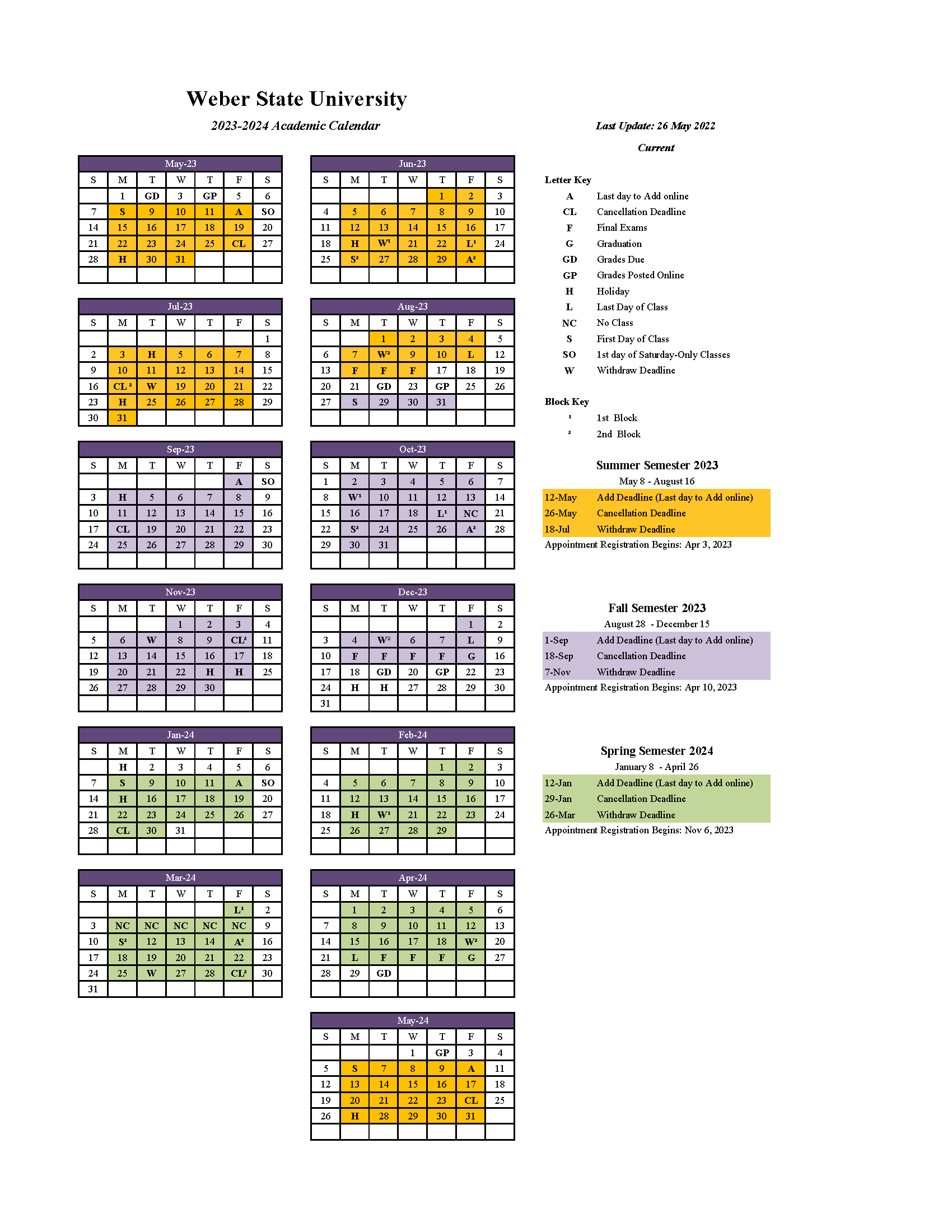 UT Spring 2024 Calendar A Comprehensive Guide to All Important Dates